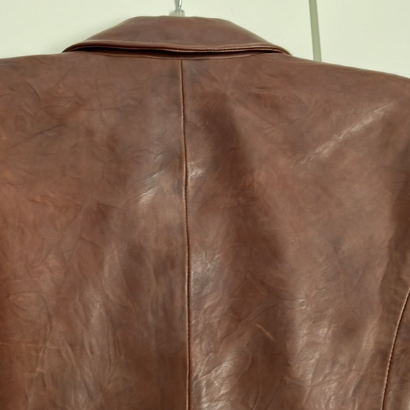 NWT Veronica Beard Theo leather jacket 4. - Picture 7 of 8